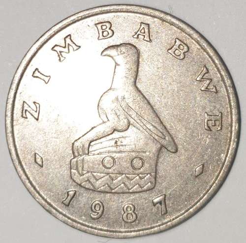 1987 - 10 CENT COIN - ZIMBABWE - (Copper-Nickel)